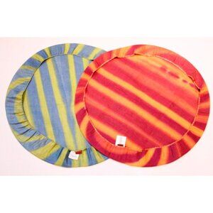 MISSONI HOME Stripe Table Round PLACEMAT Cover ITALY Set of 2 - *Defect*